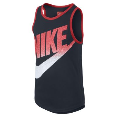 Nike Board Short Graphic Boys Sleeveless Shirt   Dark Obsidian