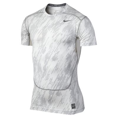 Nike Pro Combat Core Compression Supernatural Mens Shirt   White