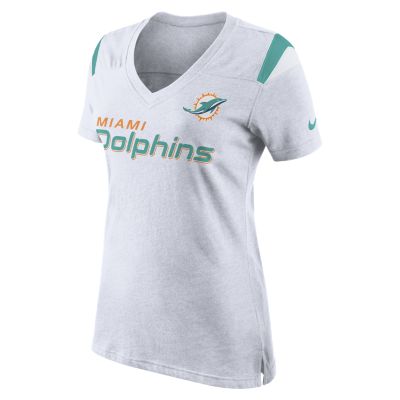 Nike Fan (NFL Miami Dolphins) Womens Top   White