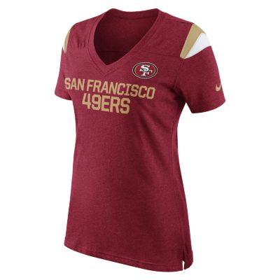 Nike Fan (NFL San Francisco 49ers) Womens Top   Gym Red