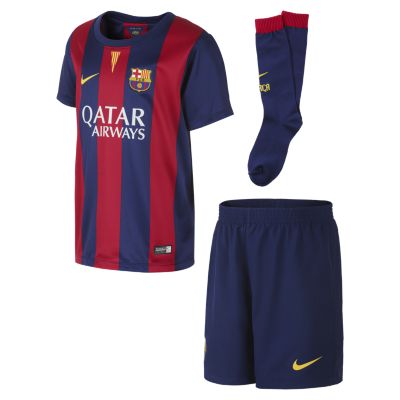 Nike 2014 FC Barcelona Stadium Preschool Kids Soccer Kit   Loyal Blue