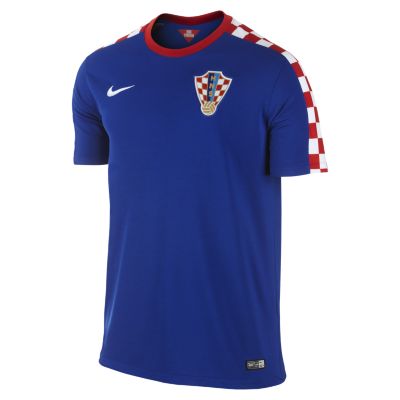 2014 Croatia Stadium Mens Soccer Jersey   Bright Blue