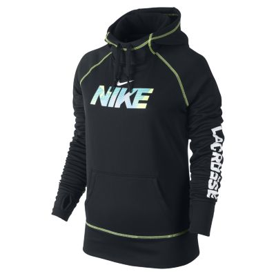 Nike Lacrosse All Time Pullover Womens Training Hoodie   Black