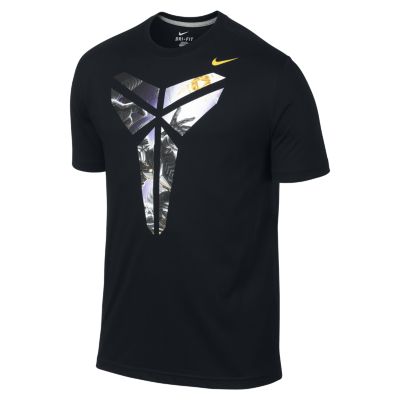 Kobe Logo Mens T Shirt   Black