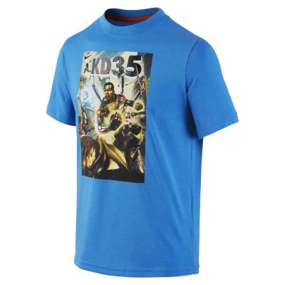 KD Hero TD Boys T Shirt   Light Photo Blue