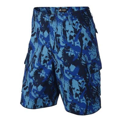 Nike SB Hawthorne Lizard Camo Cargo Mens Shorts   Vivid Blue