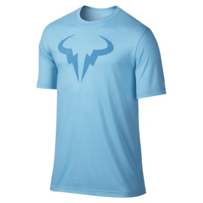 Nike Premier Rafa Dri Blend Mens T Shirt   Polarized Blue