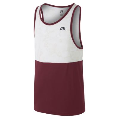 Nike SB Camo Block Mens Tank Top   Team Red