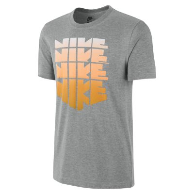 Nike Stack Mens T Shirt   Dark Grey Heather