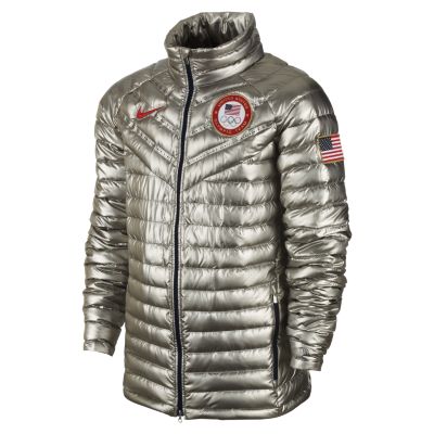 Nike Aeroloft 800 Summit Down (USOC) Mens Jacket   Silver