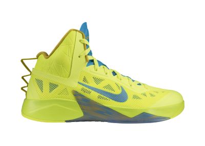 Nike Zoom Hyperfuse 2013 Mens Basketball Shoes   Volt