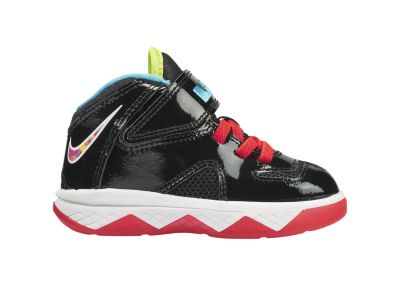 LeBron Soldier VII (2c 10c) Toddler Basketball Shoes   Black