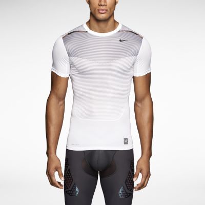 Nike Pro Combat Hyperspeed Compression Speed Mens Shirt   White