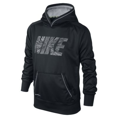 Nike KO 2.0 Reflective Pullover Boys Training Hoodie   Black