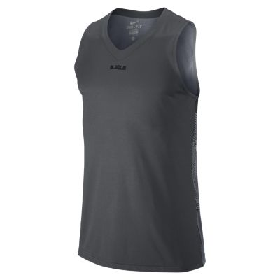 Nike LeBron Beast Sleeveless Mens Basketball Shirt   Anthracite