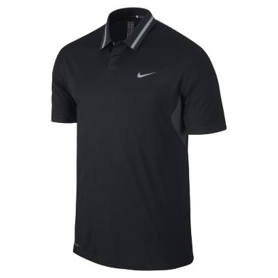 Nike TW Ultra 3.0 Mens Golf Polo   Black