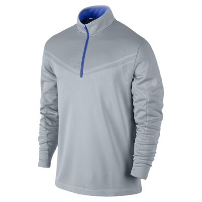 Nike Hypervis Half Zip Mens Golf Cover Up   Light Magnet Grey