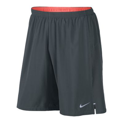 Nike 9 Phenom 2 in 1 Mens Running Shorts   Dark Magnet Grey