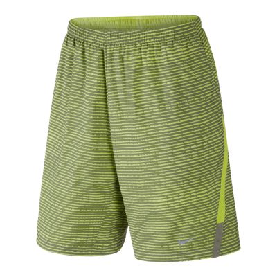 Nike 9 Printed Distance Mens Running Shorts   Fierce Green