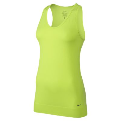 Nike Gym Dri FIT Knit Womens Training Tank Top   Volt