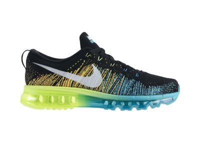 Nike Flyknit Air Max Mens Running Shoes   Black