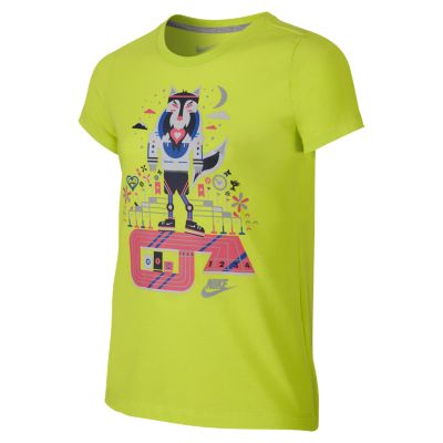 Nike Sly Fox Girls T Shirt   Cyber