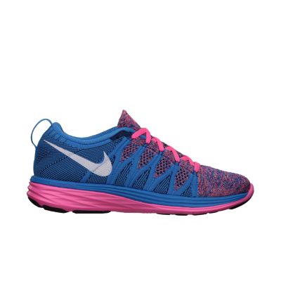 Nike Flyknit Lunar2 Womens Running Shoes   Pink Flash