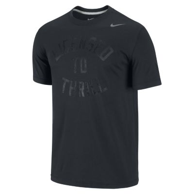 Nike CJ81 Licensed to Thrill Mens T Shirt   Black