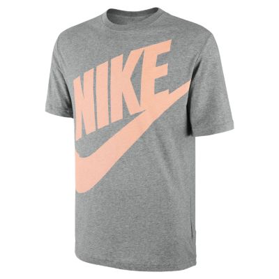 Nike Oversized Futura Mens T Shirt   Dark Grey Heather