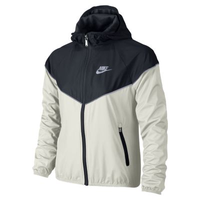 Nike Windrunner Girls Jacket   Sail