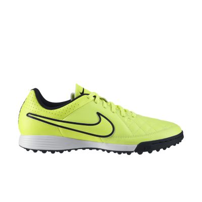 Nike Tiempo Genio Leather Mens Turf Soccer Cleats   Volt