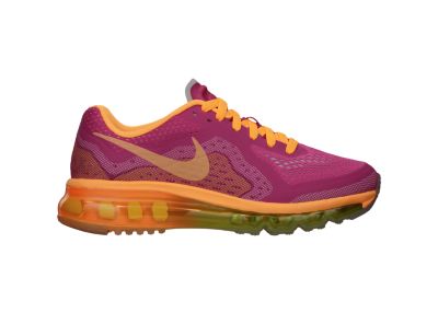 Nike Air Max 2014 (3.5y 7y) Girls Running Shoes   Vivid Pink