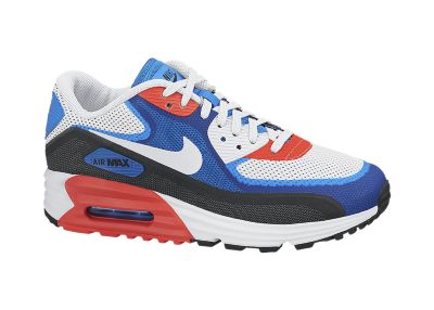 Nike Air Max 90 Lunar (3.5y 7y) Boys Shoes   Light Base Grey