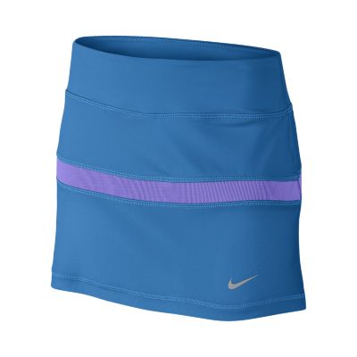 Nike Victory Power Girls Tennis Skirt   Light Photo Blue
