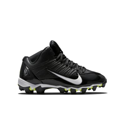 Nike Alpha Shark 3/4 (3.5y 7y) Boys Football Cleats   Black