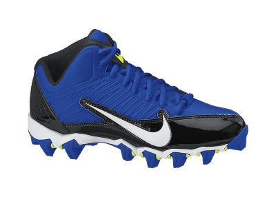 Nike Alpha Shark 3/4 (3.5y 7y) Boys Football Cleats   Black