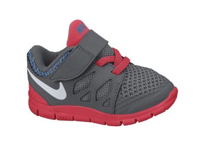 Nike Free 5.0 (2c 10c) Toddler Boys Shoes   Dark Grey