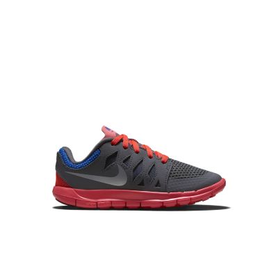 Nike Free 5.0 (10.5c 3y) Preschool Boys Running Shoes   Dark Grey