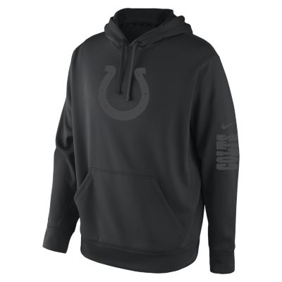 Nike Carbon Logo (NFL Indianapolis Colts) Mens Hoodie   Black