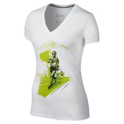 Nike Iconic Pre Womens T Shirt   White