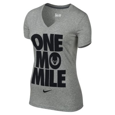 Nike Mo Knows Womens T Shirt   Dark Grey Heather