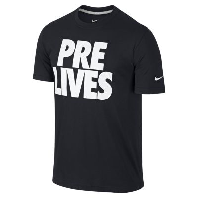 Nike Pre Lives Mens T Shirt   Black