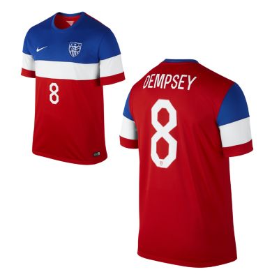 2014 U.S. Stadium (Dempsey) Mens Soccer Jersey   University Red