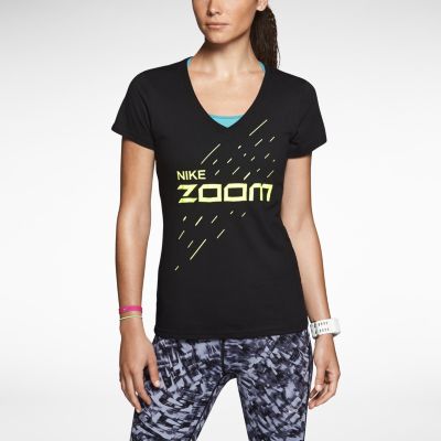 Nike Zoom Pre Womens T Shirt   Black