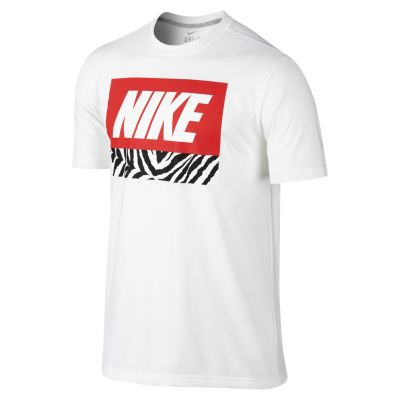 Nike Kingdom Zebra Mens T Shirt   White