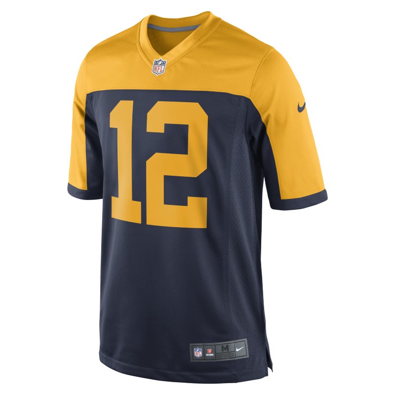 Maillot de football americain NFL Green Bay Packers (Aaron Rodgers) pour Homme - Bleu