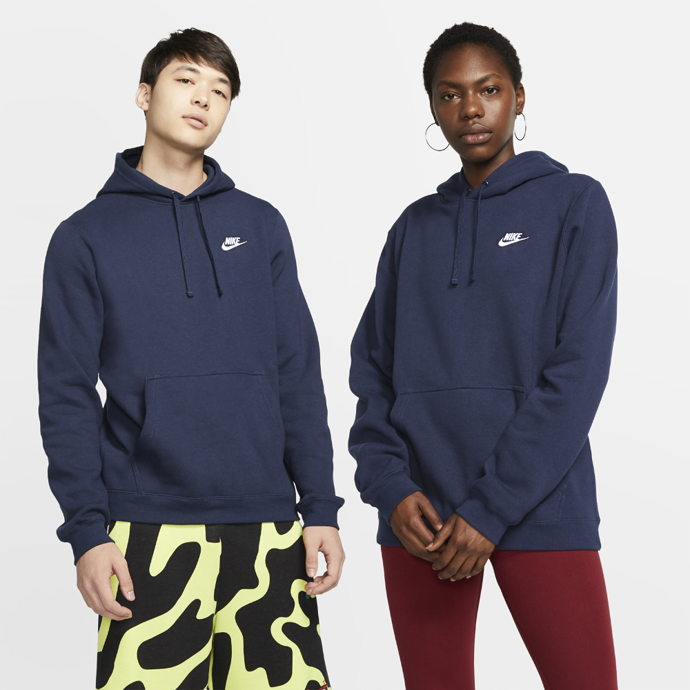 Nike Sportswear Club Fleece Men's Hoodie Size Small (Blue) | Shop Your ...