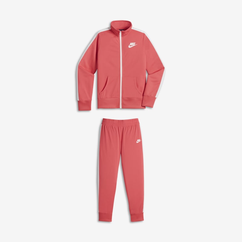 Nike Sportswear Warm-Up Older Kids'(Girls') Tracksuit - Pink | 806395 ...