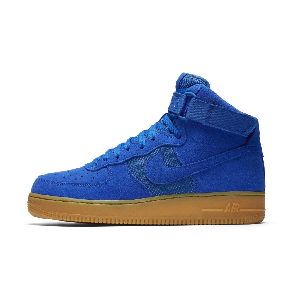 Nike Air Force 1 07 High LV8 Men's Shoe Size 9.5 (Blue) | Shop Your Way ...