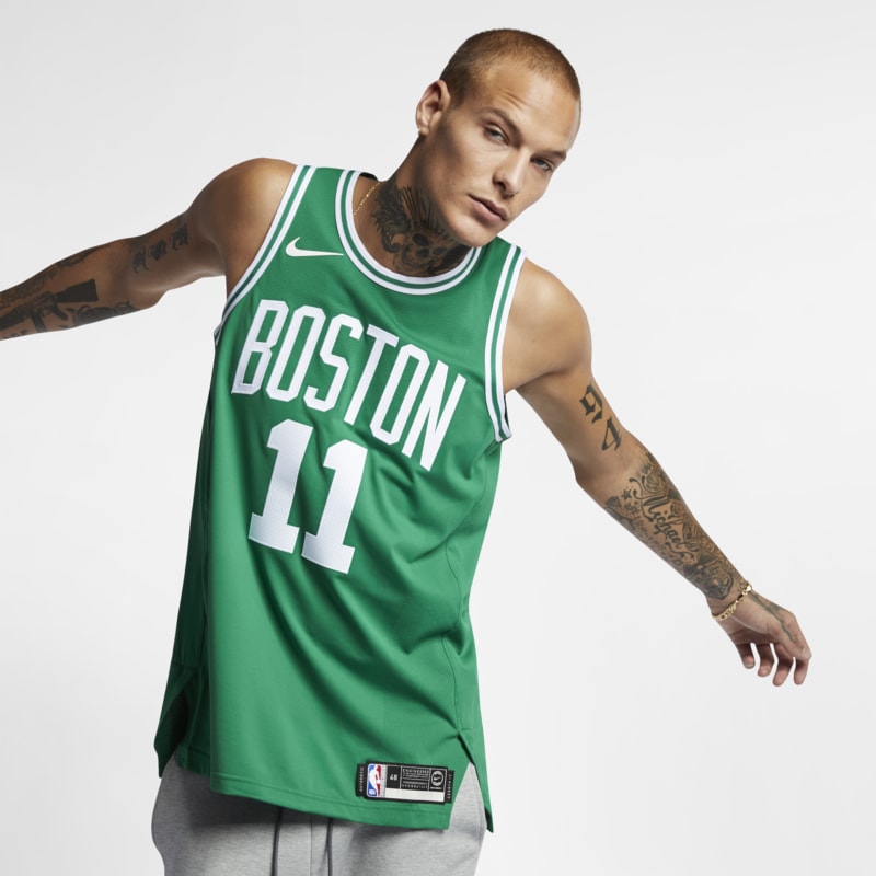 Maillot connecte Nike NBA Kyrie Irving Icon Edition Authentic Boston Celtics pour Homme Vert